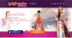 Desktop Screenshot of ladypopular.de