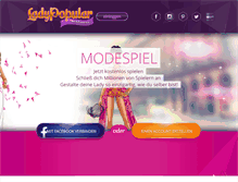 Tablet Screenshot of ladypopular.de