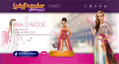 Desktop Screenshot of ladypopular.cz