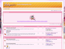 Tablet Screenshot of forum.ladypopular.com