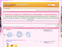 Tablet Screenshot of forum.ladypopular.ro